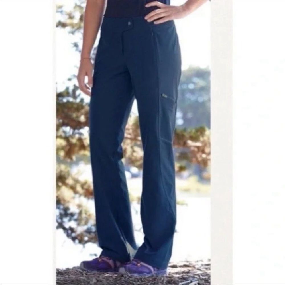 WOMEN’S SIZE 14 TITLE NINE BLACK GENIE HIKING/TRAVEL STRAIGHT LEG PANTS